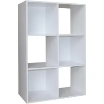Hti-Living Standregal 60 x 90 x 30 cm Weiß