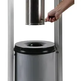 Showdown® Displays Smoking Table Standaschenbecher silber, 1 St.