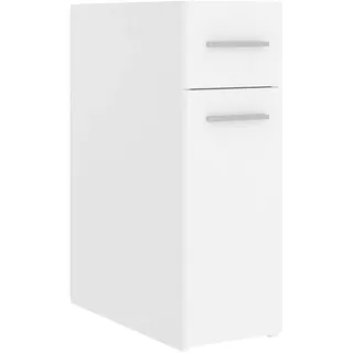 vidaXL Apothekerschrank 20 x 45,5 x 60 cm Weiß