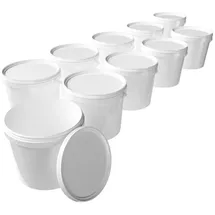 FixedByU Putzeimer 5 L 10-tlg. weiß