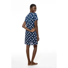 MEY Scribbled Dots Nachthemd Blau 38