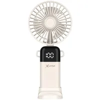Xlayer Handventilator mit Smartphone Halterung 1.200 mAh (Beige)