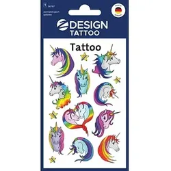 AVERY Zweckform Klebetattoo Einhorn, 10 Etiketten