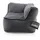 Lumaland Modulares Eckteil rechts - Cord-Reihe | Indoor Sitzsack mit Softer Struktur, ideal Sofa Modulen & zum Pouf | Bean Bag mit Füllung - für Wohnzimmer & Co. - 81x81x70 cm