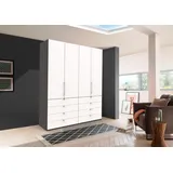 Wiemann Falttürenschrank »Loft«, Glasfront Havanna/Weiß glas) , 71781029-0 B/H/T: 200 cm x 236 cm x 58 cm