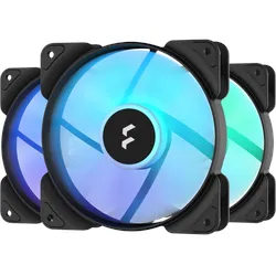 Fractal Design Aspect 12 RGB PWM Black Frame 3-Pack 120mm Gehäuselüfter