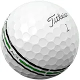 Titleist AVX AIM 360° Golfbälle, Full Wrap Alignment Ball, Weiß (EIN Dutzend)