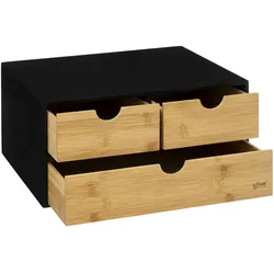 FIVE - Schreibtisch Organizer für Aufbewahrung in Schwarz