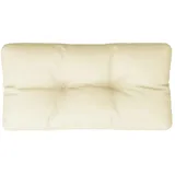 vidaXL Palettenkissen 80 x 40 x 12 cm creme 1 St.