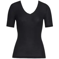 Hanro T-Shirt Woolen Silk Kurzarm schwarz M