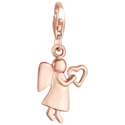 Elli Schutzengel Herz Himmel 925 Sterling Silber rosefarben Damen 