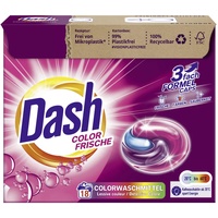 Dash Color Frische 3 in 1 Waschmittel-Caps für bunte Wäsche I 18 Waschladungen