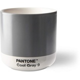 Copenhagen Design Pantone doppelwandiger Porzellan-Thermobecher Cortado, ohne Henkel, 190ml, Gray 9, Cool Grey 9