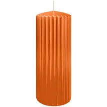 Wiedemann Kerzen Aprikose 200 x Ø 80 mm 4 Stück orange