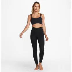 NIKE Damen Top W NK DF ALATE TRACE BRA, BLACK/SAIL, XL