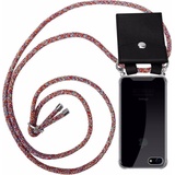 Cadorabo Schutzhülle für Apple iPhone 7 / 7S / 8 / SE 2020 Hülle in Rot Handy Kette Kordel abnehmbares Etui