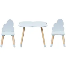 Rebecca Mobili Kindersitzgruppe, Hellblau, Holzwerkstoff, 60x44x60 cm, Kinder- - Jugendzimmer, Kindermöbel, Kindersitzmöbel / -tische, Kindersitzgruppen