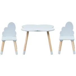 Rebecca Mobili Kindersitzgruppe, Hellblau, Holzwerkstoff, 60x44x60 cm, Kinder- - Jugendzimmer, Kindermöbel, Kindersitzmöbel / -tische, Kindersitzgruppen