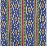 Stofferia Stoff Dekostoff Halbleinen Santana Dunkelblau, Breite 134 cm, Meterware blau