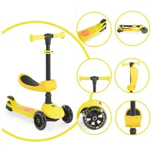 Moni Kinderroller 2 in 1 Gelb