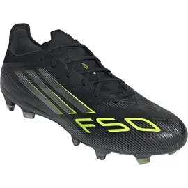 adidas F50 Pro Firm Ground Herren Core Black/Iron Met./Lemon 43 1/3