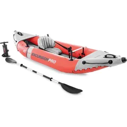 Aufblasbares Kajak Excursion Pro K1 ROT|grau 305 CM