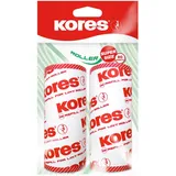 KORES Ersatzrollen für Fusselroller, 2 x 80 Blatt, 2-er Pack