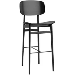 Norr11 NY11 Barstuhl, höhe 65 cm, eiche schwarz