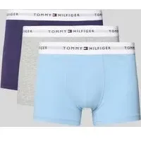 Trunks aus Baumwoll-Mix im 3er-Pack, Hellblau, L