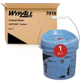 KIMTECH Wettask Rollenspendereimer, 4 x blaue Spendereimer
