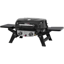 Royal Gourmet 2-Brenner Tragbarer Gasgrill schwarz