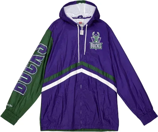 Mitchell and Ness NBA Windbreaker Jacke Lila