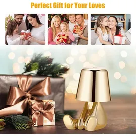 Lamon Nachttischlampe Gold