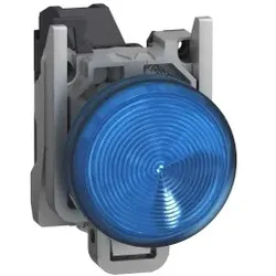 Schneider Electric XB4BVBM6GEX Komplettes Leuchtmelder, Harmony XB4, Explosive Atmosphäre, blaue LED 24 240V