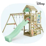Wickey Spielturm Stitch Adventure mit Rutsche, Grün 12m2