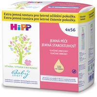 HiPP Feuchttücher Babysanft Zart Pflegend 4 x 56 Stück