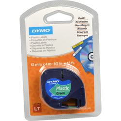 Dymo Label Refills S0721640  schwarz auf grün  12mm x 4m