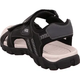 LICO Lealman V Sandalen, Schwarz/Grau, 40 EU
