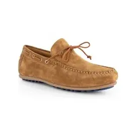 Floris van Bommel Herren Bootsschuhe cognac Velours, cognac, Frühjahr/Sommer 2026