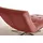 KAWOLA Relaxliege LETICIA Leder 0 x 0 x 0 cm rot mit Nackenkissen