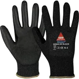Hase Safety Gloves Hase Genua Hd Black Schnittschutzhandschuh aus Sinomac® Hybridgarn Größe 11