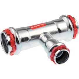 Buderus VSH T-Stück reduziert i/i/i 54 x 42 x 54 C-Stahl V-Kontur, 6561159