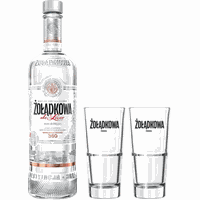 Zoladkowa de Luxe Vodka 0,7 l + 2 Gläser