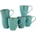 CreaTable Kaffeetasse 0,3 l Blau 6 St.