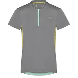 TAO Laufshirt mit Zip HALLA, steel, 42