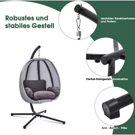 MCombo Hängesessel 8072 Grau