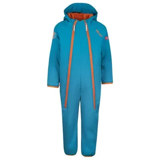 TROLLKIDS Overall Nordkapp Dunkelblau/Zimt dunkelblau|ockerbeige 96-102cm 3-4J