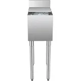 Vevor Eisbehälter 28 L 305 x 483 x 937 mm Silber