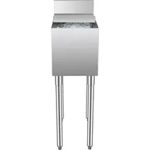 Vevor Eisbehälter 28 L 305 x 483 x 937 mm Silber