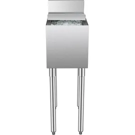 Vevor Eisbehälter 28 L 305 x 483 x 937 mm Silber